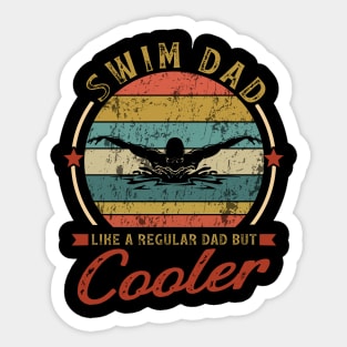 Swim Dad Sticker